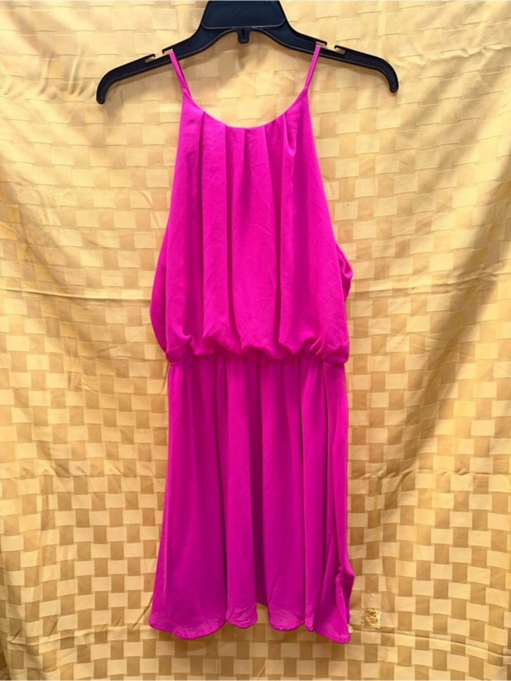 Women’s Fuchsia Halter Summer Dress